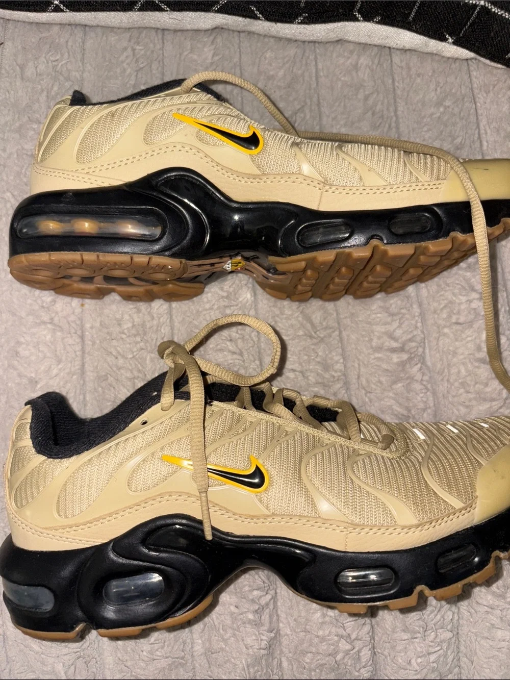 Nike Tan Mesh Athletic Sneakers - Neutral Tan